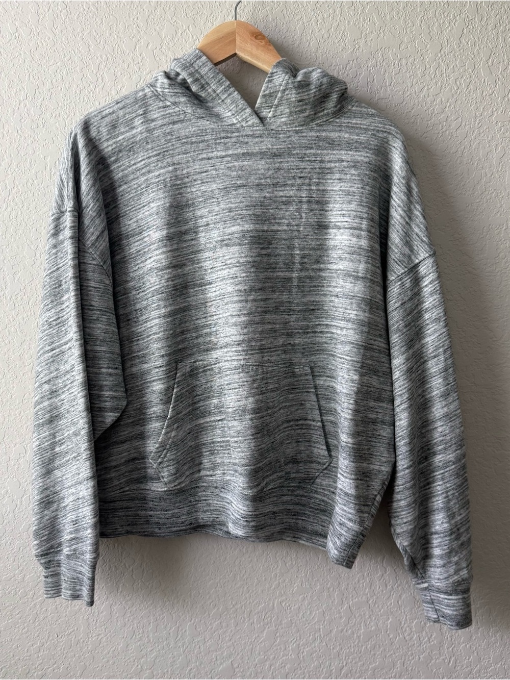 PINK Victoria's Secret Gray Heather Hooded Sweatshirt
